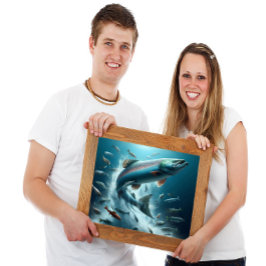 Majestisk lax vid måndaglig dosering 24 x 18 poster