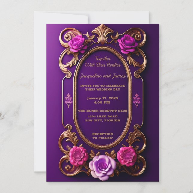 Majestisk Lila Meddelande (Framsida)