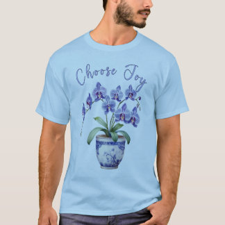 Majestisk Lila Orchid med i Fullt Blooms T Shirt
