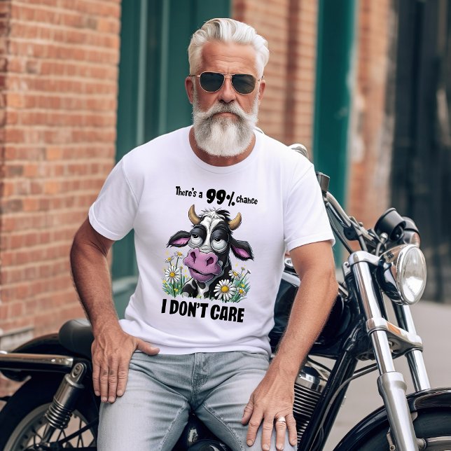 Majestisk monokrom ko med en blåsande näsa t shirt (Skapare uppladdad)