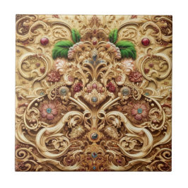 Majestisk opulens kakelplatta