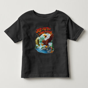 Majestisk Örn med färsk fisk på Rocky Perch T Shirt