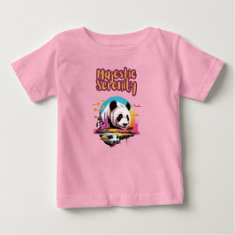 Majestisk panda: Panda i Lush Habitat T Shirt