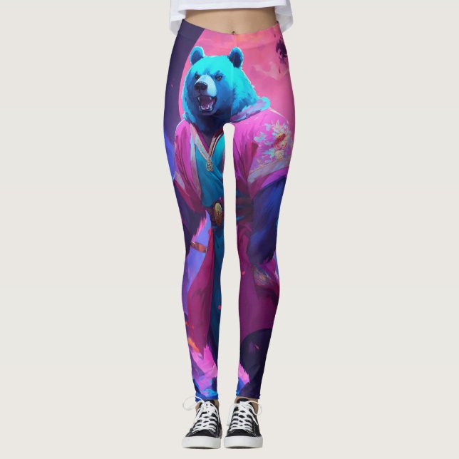 Majestisk Polar Bear Leggings (Framsida)