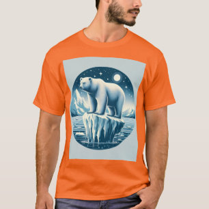 Majestisk Polar Bear på arktiska isberg T Shirt