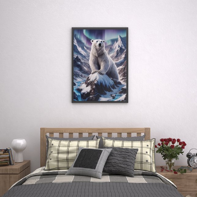 Majestisk Polar Björn vid toppmötet Poster (Skapare uppladdad)