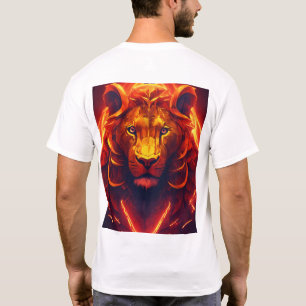 "Majestisk precision: Geometriskt Lejont emblem" T Shirt
