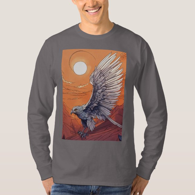 Majestisk soar: Eagle Vision Tee (Framsida)