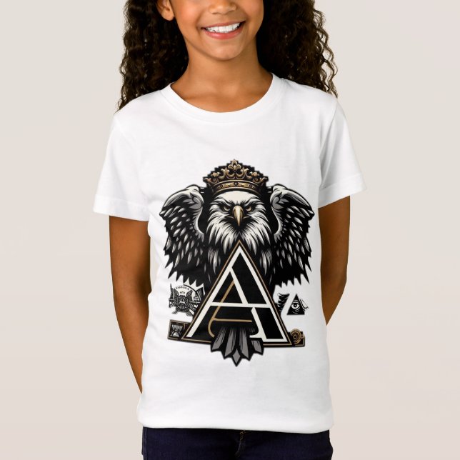 "Majestisk symboler: den krönta öronen och benen T Shirt (Framsida)