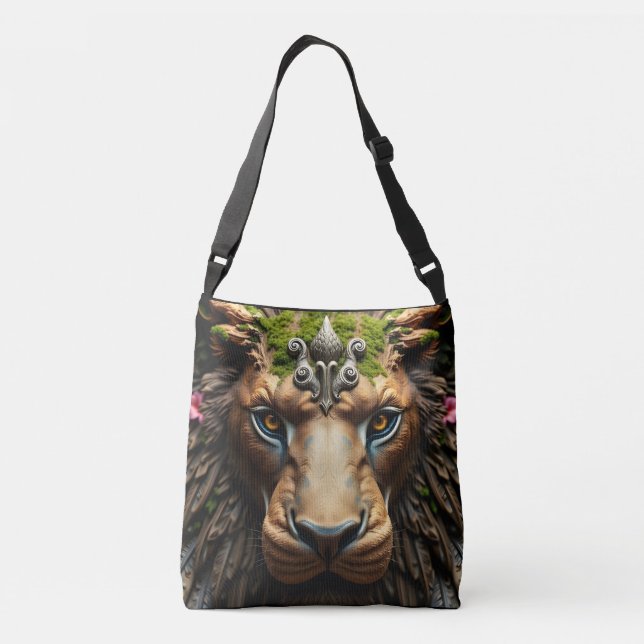 Majestisk syntes axelväska (Baksida)