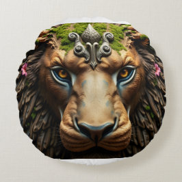 Majestisk syntes rund kudde