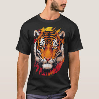 Majestisk tiger- symbol för makt, mod och styrka t shirt