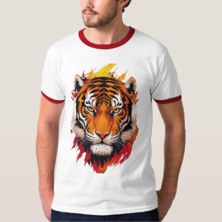 Majestisk tiger- symbol för makt, mod och styrka t shirt