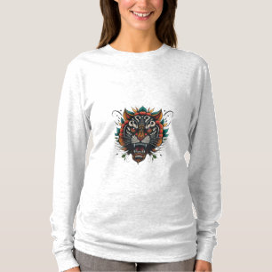 Majestisk tigerhuvud t shirt