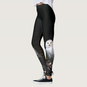 Majestisk vintersnowy uggla leggings