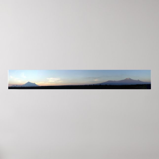 Majestiska berg poster (Framsidan)