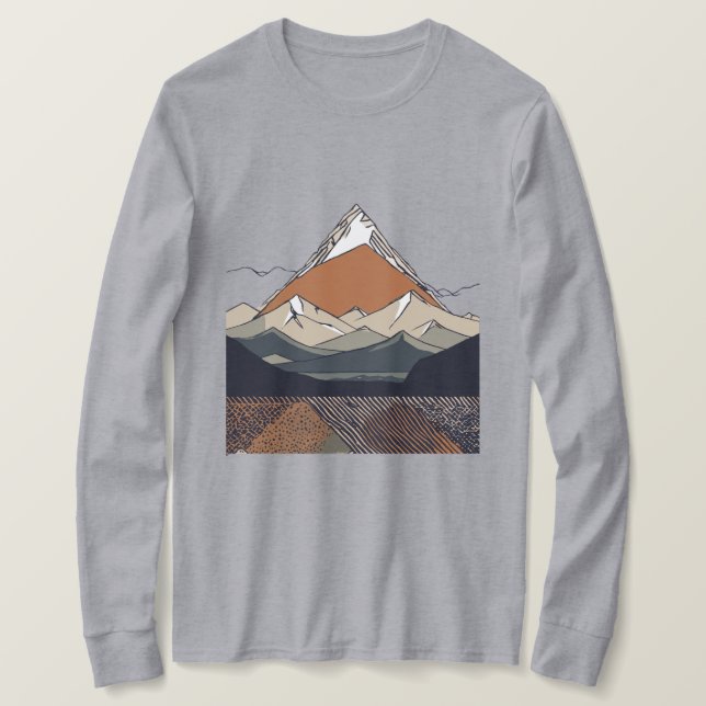 "Majestiska berg" T Shirt (Design framsida)