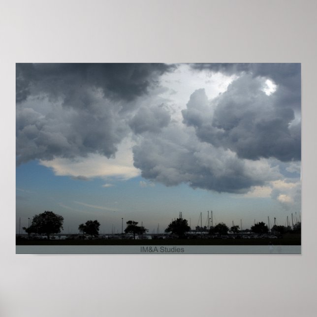 Majestiska moln över Sjö 2 Poster (Framsidan)