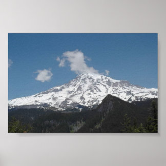MAJESTISKA MT. RAINIER POSTER