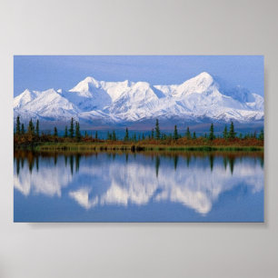 Majestiska reflektioner, Alaska Poster
