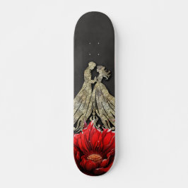 Majestiskt hjärta, ett gotiskt Romantik Mini Skateboard Bräda 18,5 Cm