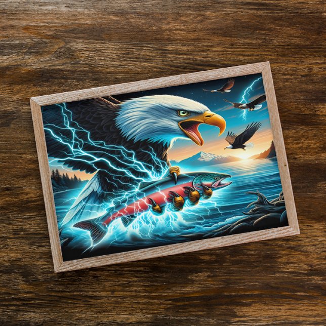Majestiskt Hunter: Öron och fisk Poster (Skapare uppladdad)