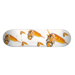 majhund kattskateboarden vid kartellen mini skateboard bräda 18,5 cm