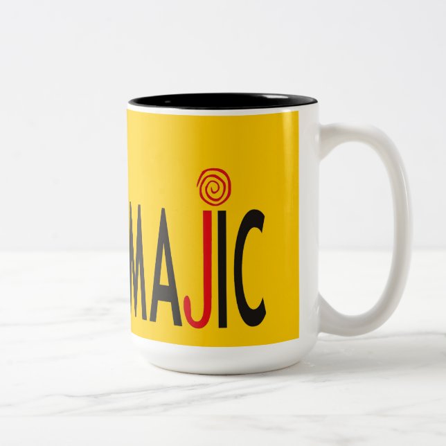 MAJIC-kaffemugg Två-Tonad Mugg (Höger)