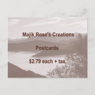 Majik Ro Creations 4-vykort Vykort