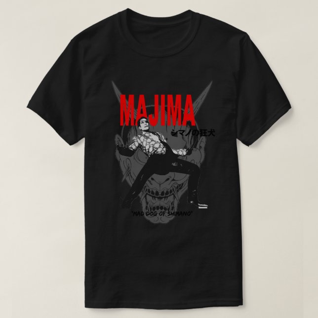 Majima Mad Hund of Shimano Classic T-Shirt (Design framsida)