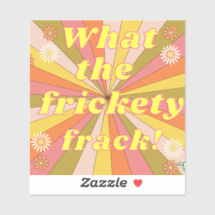 MaJk Turtle "What the frickety frack" Klistermärken
