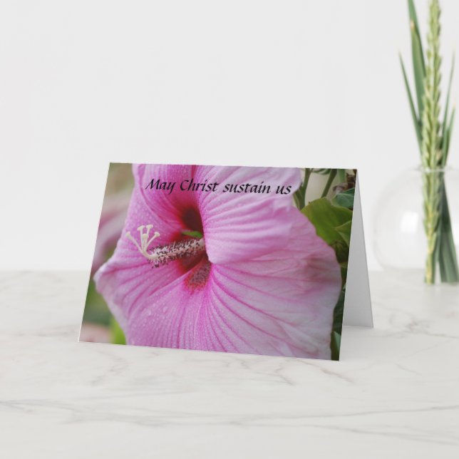 MajKristus tål oss Tack Kort (Framsida)