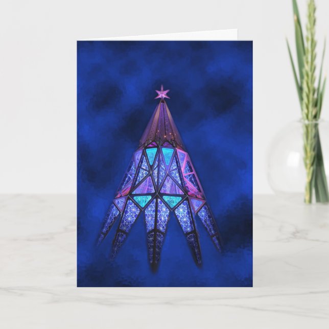 Majlyckaglöd på jul helgkort (Framsida)