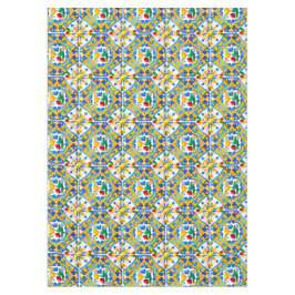 Majolica,blå plattor,sicilianska plattor,keramiskt