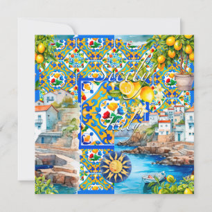 Majolica,citron,sicilianska plattor,