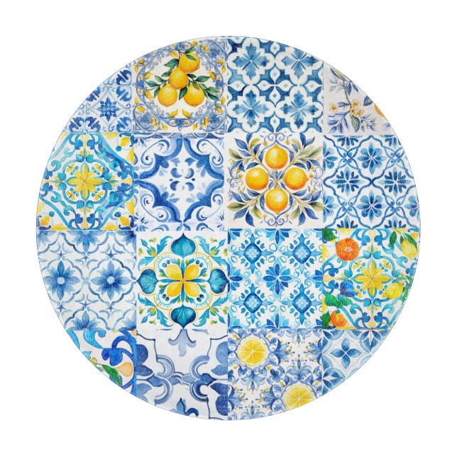 Majolica,citron,sicilianska plattor, (Framsidan)