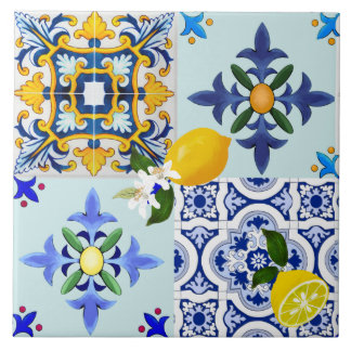Majolica,Medelhavet stil Kakelplatta
