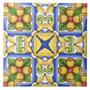 Majolica, Medelhavsbricka, Kakelplatta