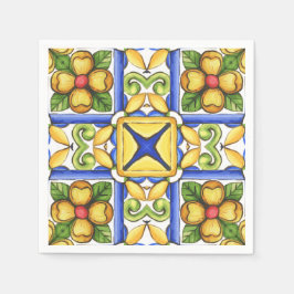 Majolica, Medelhavsbricka, Pappersservett