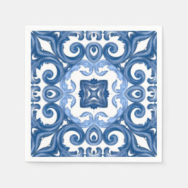 Majolica, Medelhavsbrickor Pappersservett