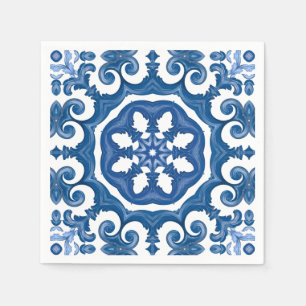 Majolica, Medelhavsbrickor Pappersservett