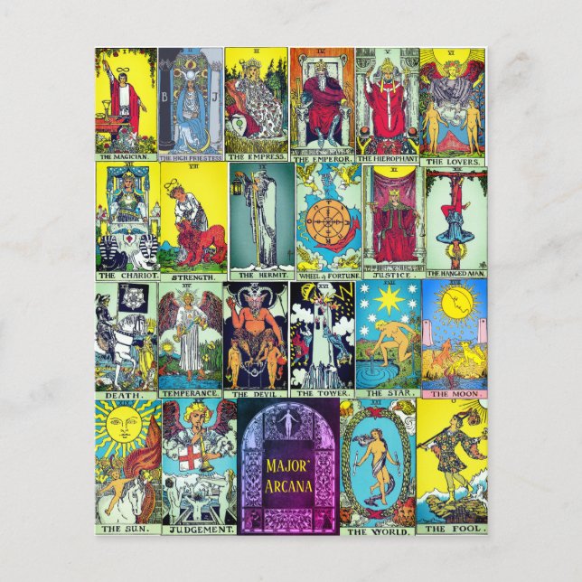Major Arcana Tarot Card (Framsida)