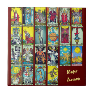 Major Arcana Tarot Kakelplatta