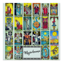 Major Arcana Tarot Poster Perfect Poster