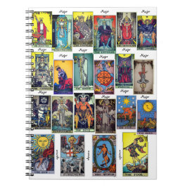 Major Arcana Tarot Spiral bärbar dator Anteckningsbok