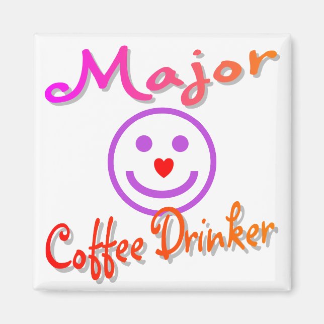 Major Coffee Drinker Magnet (Framsidan)