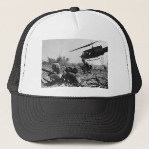 Major Crandall's UH-1D Helicopter i Vietnam Krig Truckerkeps