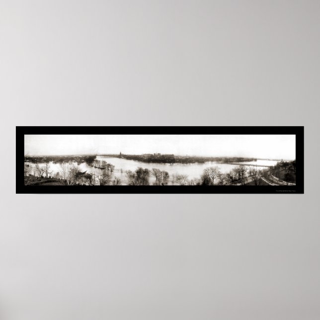 Major Flood Dayton Photo 1913 Poster (Framsidan)