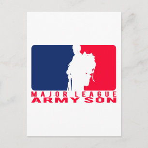 Major League Army Son Vykort