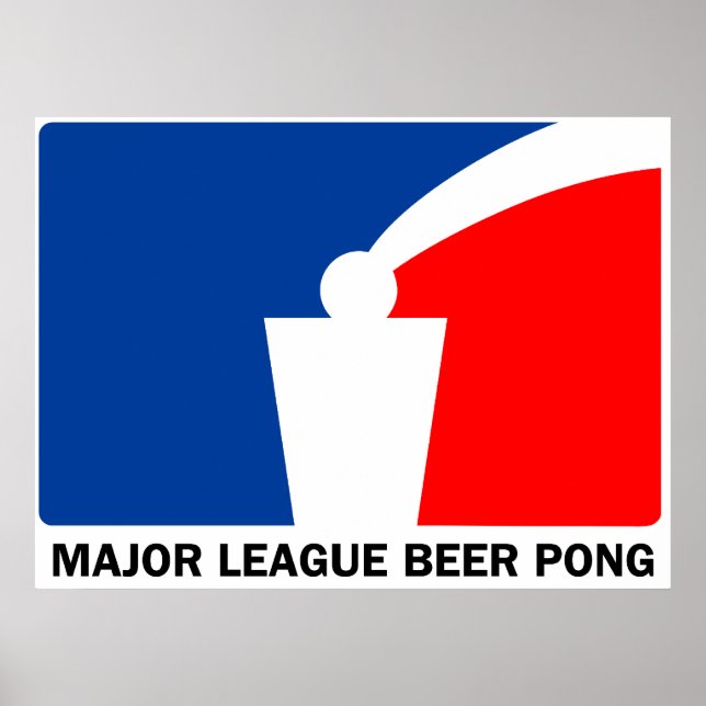 Major League Beer Pong Poster (Framsidan)